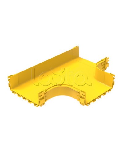 Ответвитель Т-образный 300х100 для оптического лотка Hyperline FBTR-300-TEE в Домодедово Аксессуары для лотков Pintop.ru