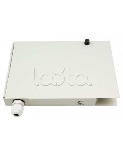 Бокс оптический настенный 19 на 8 SC/LC портов Cabeus JJT-8-SC в Домодедово Кросс оптический Pintop.ru