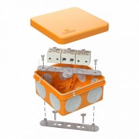 Коробка огнестойкая для о/п двухкомпонентная 60-0210-FR6.0-6 Е15-Е120 80х80х40 Промрукав (60-0210-FR6.0-6)