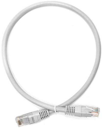 Патч-корд RJ45 TWT UTP кат.6, с заливными колпачками, 2.0 м, серый TWT TWT-45-45-2.0/6-GY в Домодедово Патчкорды (медные) Pintop.ru