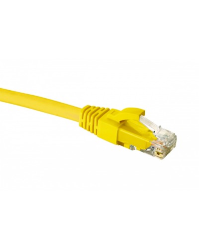 Патч-корд категории 6 UTP 4 пары RJ45-RJ45, желтый, 1м, LSZH (21D-U6-01YL) EuroLAN в Домодедово Патчкорды (медные) Pintop.ru
