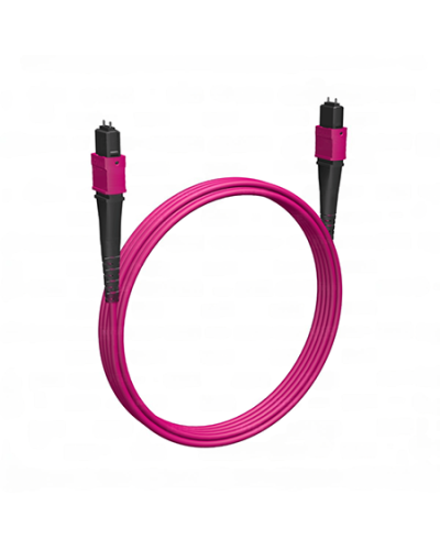 Кабельная сборка MPO(M) -MPO(M)-12 волокон 50/125 OM4, 1 m Cabeus (FOP-50-OM4-12-MPO(M)-12-MPO(M)-B-1m) в Домодедово Кабельные сборки (оптические) Pintop.ru