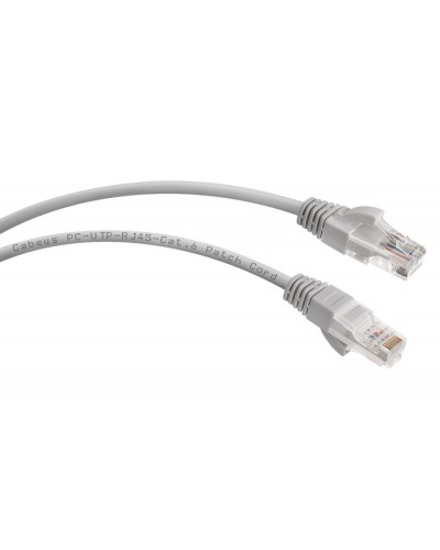 Шнур коммутационный 2xRJ-45/8P8C U/UTP кат.6 (0,5 м) Cabeus PC-UTP-RJ45-Cat.6-0.5m в Домодедово Патчкорды (медные) Pintop.ru