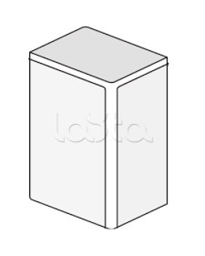 Заглушка белая (розница 4 шт в пакете, 20 пакетов в коробке) DKC (00580R) в Домодедово Аксессуары для кабель-канала Pintop.ru