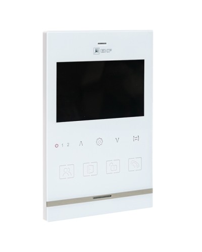 Видеодомофон IPV-01 бел. 4TFT 4пр. 2 канала IP20 EKF (int-ipv-01) в Домодедово Абонентские видеоустройства Pintop.ru