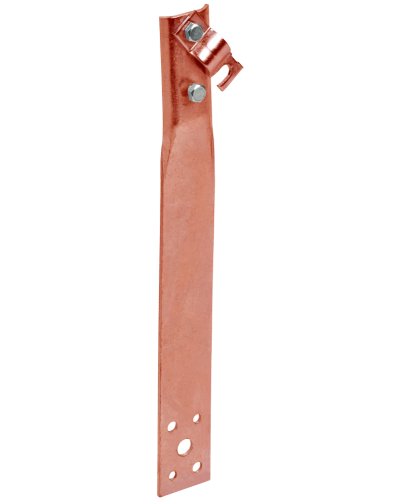 Держатель проводника круглого 6-10мм винтовой прямой h=150мм медь IEK (ZDP86-50-1-16-150) в Домодедово Крепеж Pintop.ru