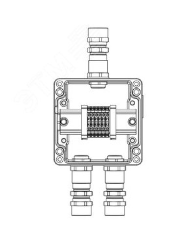 TBE-A-12-(6xCBC.2)-2xKA2MHK(A)-1xKA2MHK(C)1Ex e IIC Т5 Gb / Ex tb IIIC T95°C Db IP66 DKC (1201.121.22.121B) в Домодедово Комутационные взрывозащищенные коробки Pintop.ru
