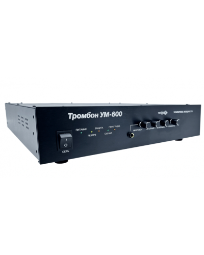 Усилитель мощности Тромбон IP-УМ600-В в Домодедово Система оповещения и трансляции Pintop.ru