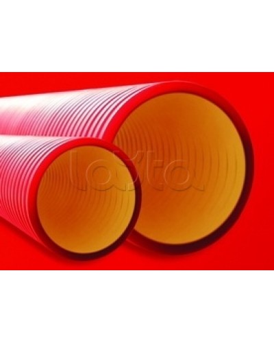 Труба жесткая двустен 110 мм черная DKC 160911A в Домодедово Труба гофрированная Pintop.ru