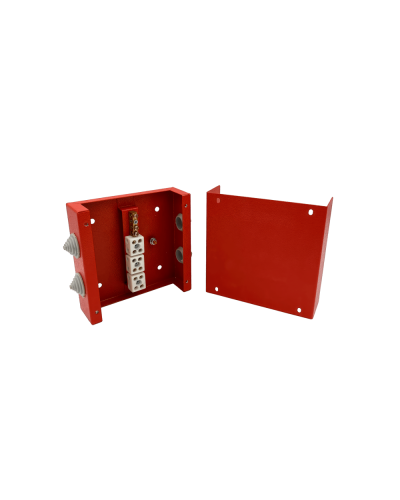 Коробка распределительная огнестойкая КРОПС, IP41, габаритные размеры 130х130х40 мм, для кабелей сечением до 4 мм2, 8 клемм КМ-Профиль (FRJB-KM-ST2-4-08-КРОПС-IP41) в Домодедово Распределительные коробки Pintop.ru