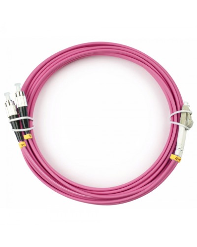 Шнур оптический duplex LC-FC 50/125 mm OM4 10м LSZH Cabeus FOP-50-OM4-LC-FC-10m в Домодедово Патч-корды оптические Pintop.ru