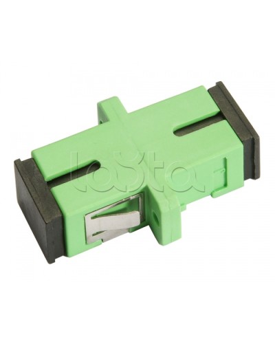 Соединитель проходной SC/APC-SC/APC, SM(для одномодового кабеля), simplex Cabeus SC/APC-SM в Домодедово Проходные адаптеры и розетки оптические Pintop.ru