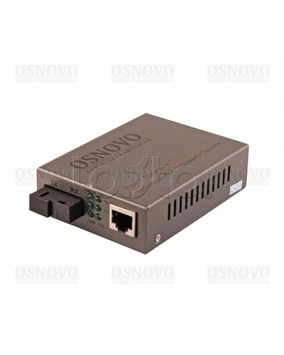 Медиаконвертер Fast Ethernet OSNOVO OMC-100-11S5b в Домодедово Медиаконвертеры Pintop.ru