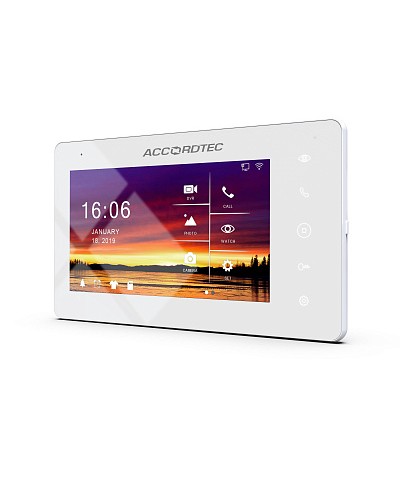 Видеодомофон 7 AccordTec AT-VD 710W K EXEL в Домодедово Домофония Pintop.ru