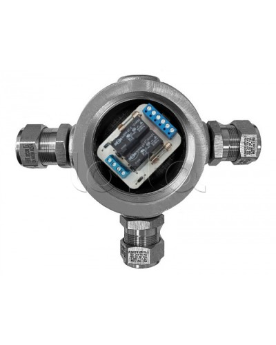 Магнито-Контакт УК-ВК-Ех-12 АЯКС Т, с тремя кабельными вводами ВН25 в Домодедово Комутационные взрывозащищенные коробки Pintop.ru