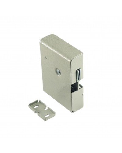 Замок электромеханический с толкателем и датчиком положения двери Promix-SM308.10.1 (серебро) в Домодедово Электромеханические замки Pintop.ru