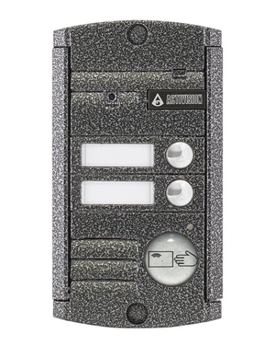 Видеопанель вызывная накладная цветная на 2 абонента с Proxy-считывателем Activision AVP-452 Proxy (PAL, антик) в Домодедово Вызывные видеопанели малоабонентные Pintop.ru