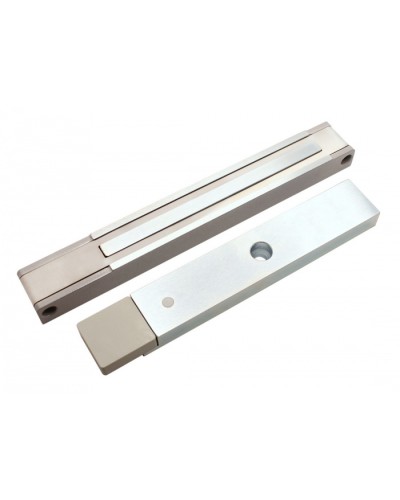 Электромагнитный замок с датчиком состояния двери ALeko ALM-200P (12В серый) в Домодедово Электромагнитные замки Pintop.ru