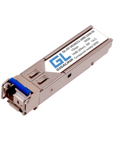 Модуль SFP Gigalink GL-OT-SG14LC1-1550-1310-I в Домодедово Модули SFP/XFP/GBIC Pintop.ru