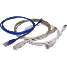 Патч-корд RJ45 TWT UTP кат.5e, с заливными колпачками, 0,5 м, серый TWT TWT-45-45-0.5-GY
