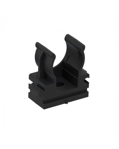 CFQ16 Держатель (клипса) для труб, для монтажного пистолета D16мм, цвет чёрный (50шт) Экопласт (41516BL) в Домодедово Держатели, клипсы, скобы Pintop.ru