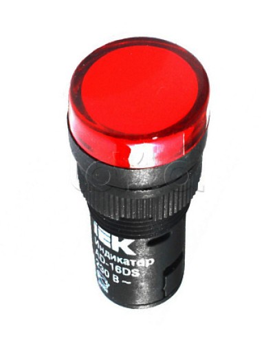 Лампа AD16DS LED матрица d16мм красный 230В AC IEK (BLS10-ADDS-230-K04-16) в Домодедово Источники света(Лампы) Pintop.ru