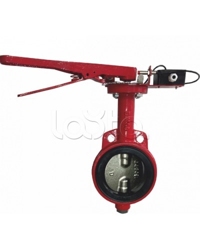 Затвордисковый с ручным приводом с контролем положения УКПЗА Спецавтоматика 3т 125/1,6(Р)-Ф.У3.1-АМК-125v3 в Домодедово Затворы дисковые Pintop.ru