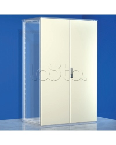 Дверь сплошная, двустворчатая, для шкафов DAE/CQE, 2200 x 1000 мм DKC R5CPE22101 в Домодедово Аксессуары для стоек и шкафов Pintop.ru