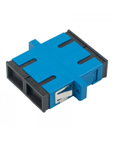 Адаптер оптический проходной SC-SC, OS2, дуплекс (duplex), синий Datarex DR-541002 в Домодедово Коммутационные изделия Pintop.ru