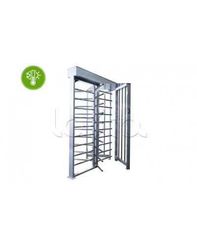 Турникет полноростовой с подогревом 3V RUBEZH STRAZH Model X(i) УХЛ 2.1 OSDP MF (T-1000) в Домодедово Турникеты Pintop.ru