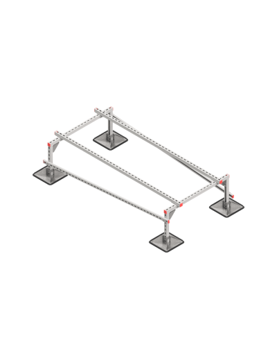 Опорная конструкция для установки оборудования TECHNORAPTOR STEELFOOT 1000х2000 тип 1 HD КМ-профиль (KM-TR-STF-SSEI-1000-2000-1 HD) в Домодедово Системы видеонаблюдения Pintop.ru
