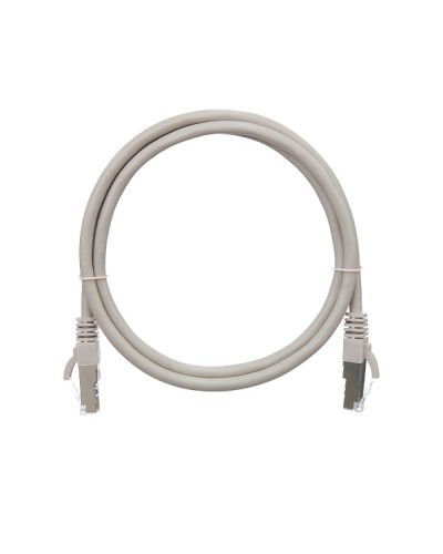 Шнур коммутационный 2хRJ45/8P8C F/UTP кат.5е (1 м) NIKOMAX (NMC-PC4SD55B-010-GY) в Домодедово Патчкорды (медные) Pintop.ru