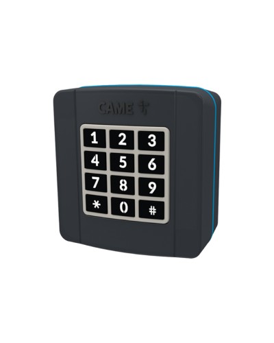 Проводная накладная кодонаборная клавиатура Came 806SL-0280 - SELT1BDG, подключаемая к шине CXN, 12 кнопок, синяя подсветка, RAL7024 в Домодедово Запчасти для шлагбаумов и автоматики Pintop.ru
