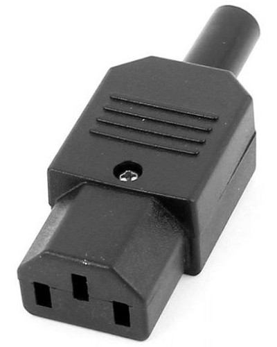 Розетка IEC 60320 C13, 10A, 250V, формата Mosaic, 45x45 LANMASTER LAN-SIP-23IEC-C13 в Домодедово Блоки розеток Pintop.ru