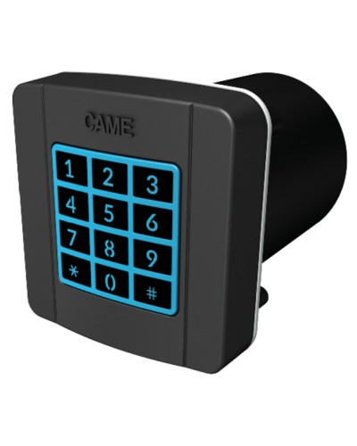 Клавиатура кодонаборная накладная, 12 кнопок, синяя подсветка Came 806SL-0150 в Домодедово Запчасти для шлагбаумов и автоматики Pintop.ru