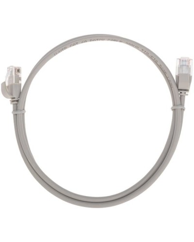 Патч-корд U/UTP, CAT 6A (10G), RJ45-RJ45, 28AWG, LSZH, серый, 1м REXANT 02-0380-1 в Домодедово Патчкорды (медные) Pintop.ru