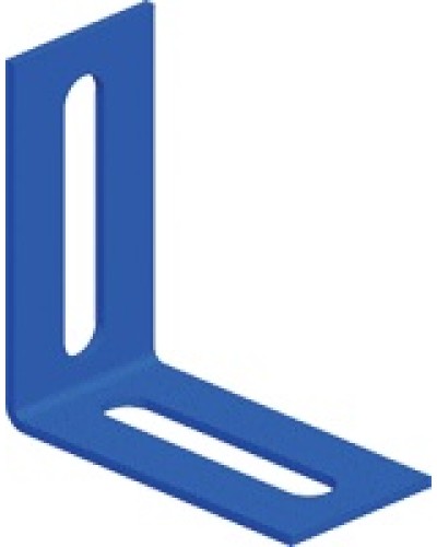 Соединитель угловой 100 мм для стального лестничного лотка, серый LANMASTER LAN-LTS-L100-GY в Домодедово Аксессуары для лотков Pintop.ru