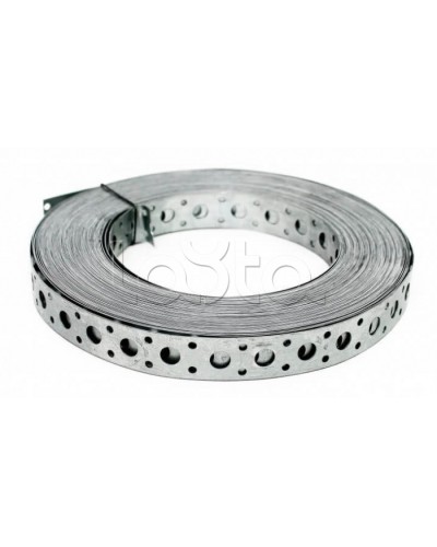 Лента монтажная перфорированная прямая для прямого монтажа ЛМП 12х0,55 (25 м.) Промрукав (PR08.3830) в Домодедово Стяжки-хомуты Pintop.ru