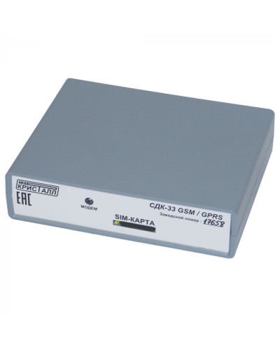 Блок сопряжения Кристалл СДК-33 GSM/GPRS в Домодедово Дополнительное оборудование для ОПС Pintop.ru