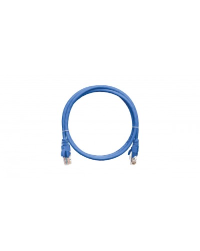Шнур коммутационный 2хRJ45/8P8C, U/UTP, 4 пары, Кат.5е, LSZH, синий (0,5м) NIKOMAX NMC-PC4UD55B-005-C-BL в Домодедово Патчкорды (медные) Pintop.ru
