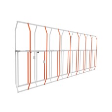 Шторка стрелы шлагбаумов GT высотой 1,3 м (модуль 1721 мм) Came 803XA-0350