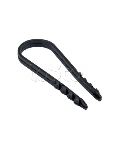 Дюбель-хомут для круглого кабеля (19-25мм) черный (50шт.) EKF PROxima (plc-ncs50-19x25b) в Домодедово Крепеж: Дюбели, шурупы, саморезы Pintop.ru