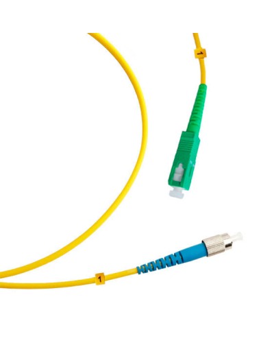 Шнур оптический simplex SC/APC-FC/UPC 9/125 sm 5м LSZH Cabeus FOP(s)-9-SC/APC-FC/UPC-5m в Домодедово Патч-корды оптические Pintop.ru