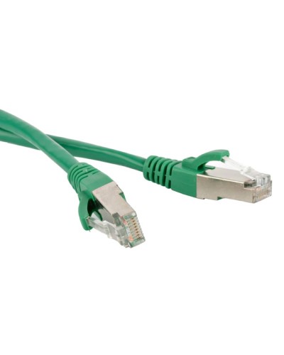 Патч-корд F/UTP Hyperline PC-LPM-STP-RJ45-RJ45-C6-5M-LSZH-GN в Домодедово Патчкорды (медные) Pintop.ru