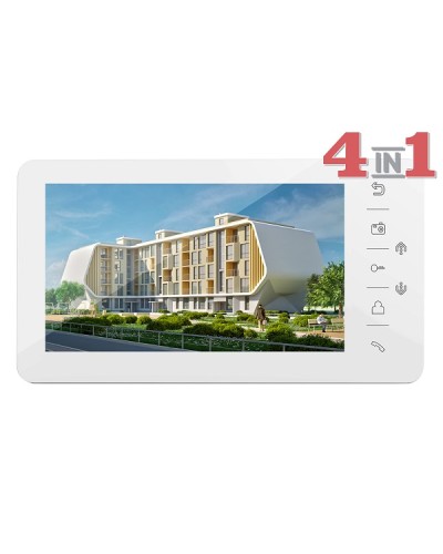 Монитор цветного видеодомофона Tantos Prime HD (White) в Домодедово Абонентские видеоустройства Pintop.ru