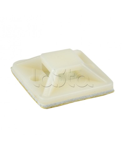 Площадка самоклеящаяся (30х30мм.) белая (20шт.) EKF PROxima (plc-30x30-r) в Домодедово Крепежные изделия Pintop.ru