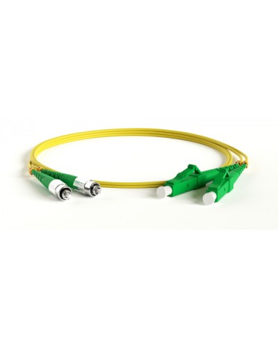 Патч-корд волоконно-оптический Hyperline FC-D2-9-FC/AR-FC/AR-H-1M-LSZH-YL в Домодедово Патч-корды оптические Pintop.ru