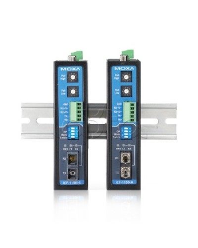 Конвертор RS-232/422/485 в оптику SC Moxa ICF-1150-S-SC в Домодедово Дополнительное оборудование для ОПС Pintop.ru