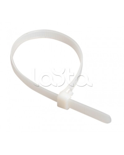 Кабельный хомут пластиковый 350*7,6мм для крепления термокабеля Спектрон-КХ-350 в Домодедово Стяжки-хомуты Pintop.ru