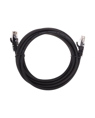 Патч-корд U/UTP, CAT 6, RJ45-RJ45, 26AWG, LSZH, черный, 3м REXANT 02-0292-3 в Домодедово Патчкорды (медные) Pintop.ru